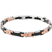 Pulsera Zancan Hombre in Acero UHB082